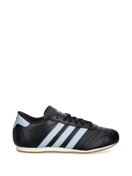 Pantaloni Adidas tricotate cu autograf alergare albastru