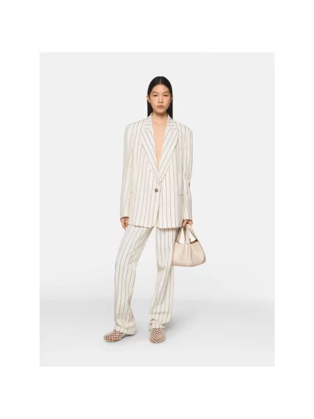 Spodnie Stella Mccartney beżowe