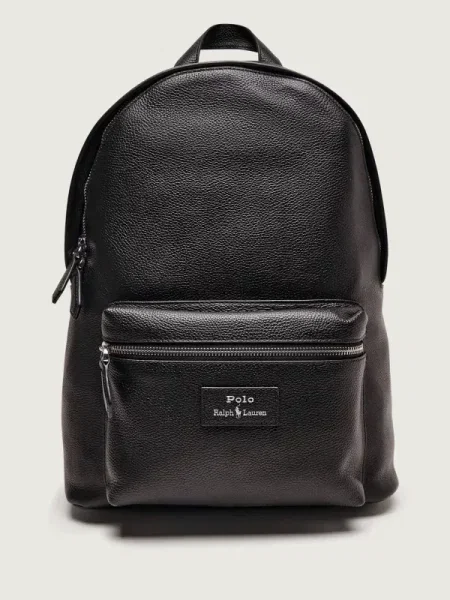 Geanta de piele Polo Ralph Lauren din piele mari negru