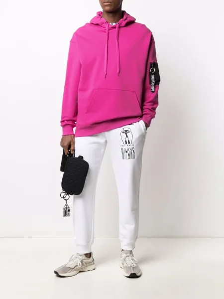 Hanorac cu glugă Moschino roz