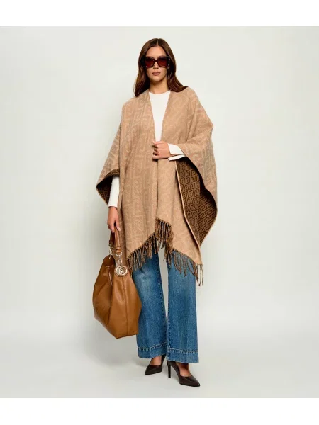 Liu Jo Poncho | Oversize fit bej