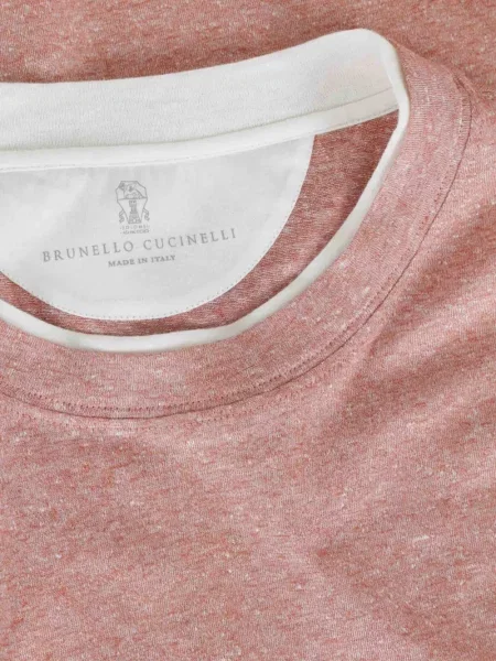 Tricou Brunello Cucinelli roz