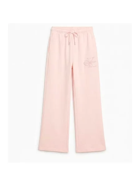 Nohavice Calvin Klein Jeans ružová