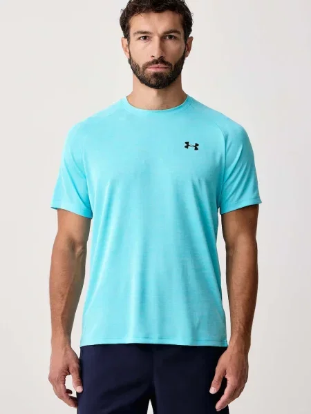 Under Armour tréningové tričko pánske Tech Textured modrá