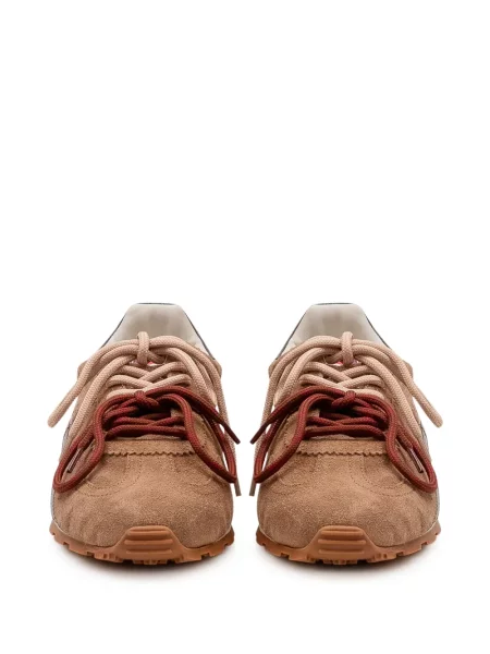 Sneakerși Dsquared2 din piele de căprioară maro