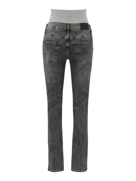 Džínsy Norah denim / melírovaná sivý