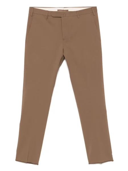 Pantaloni Dell'oglio plisate maro