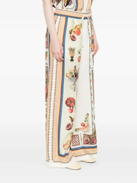 Pantaloni Alemais cu imagine cu cordon
