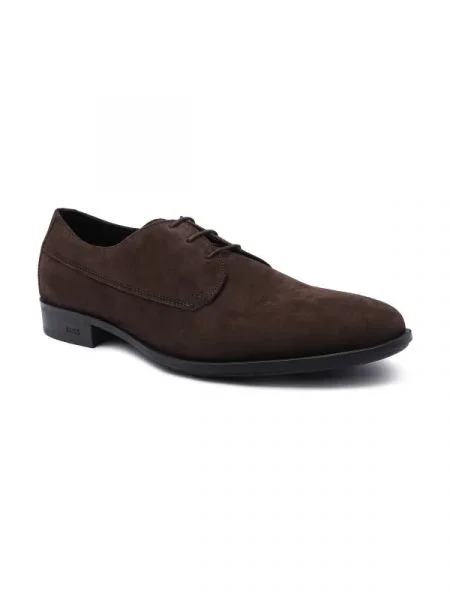 BOSS BLACK De piele pantofi derby Colby_Derb_stsd negru
