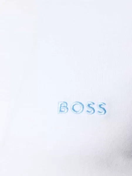 T-shirt krój regular fit w Zestaw 3 szt. z czystej Boss biała