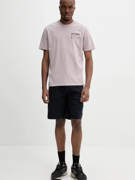 Футболка Superdry с принтом серая