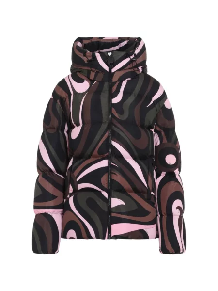 Palton Pucci cu imagine negru
