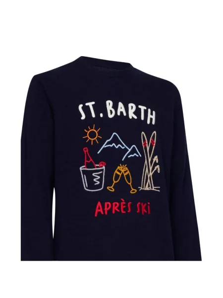 Пуловер Mc2 Saint Barth синьо