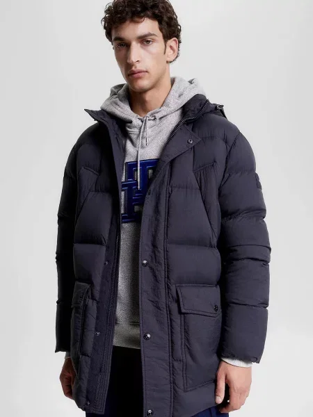 Пуховик Tommy Hilfiger синій