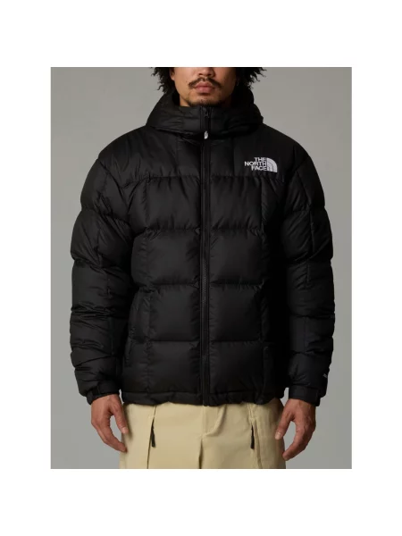 Kurtka puchowa The North Face z kapturem czarna