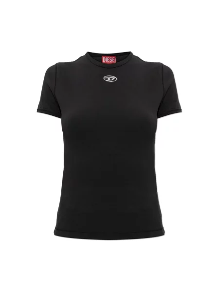 Diesel t-shirt T-UNCUTIESLONG-OD czarna