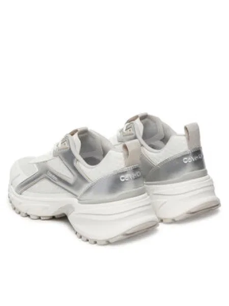 Sportcipők Calvin Klein Hike Run Ckstripe Mesh Met fehér