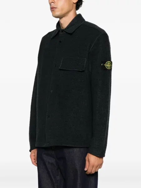 Geacă Stone Island cu strasuri albastru