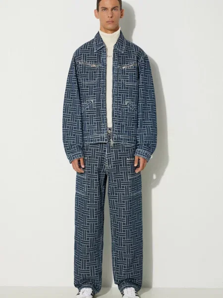 Kenzo jeansi Cargo Monkey Fit Jeans Weave barbati