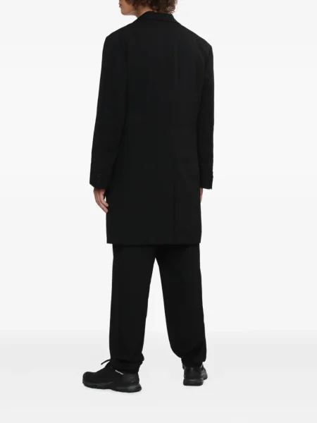 Palton Yohji Yamamoto de lână negru