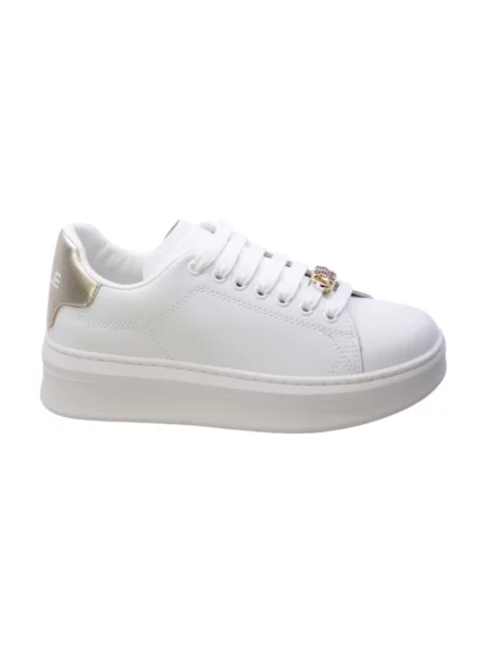 Sneakersy Gaëlle Paris skórzane białe