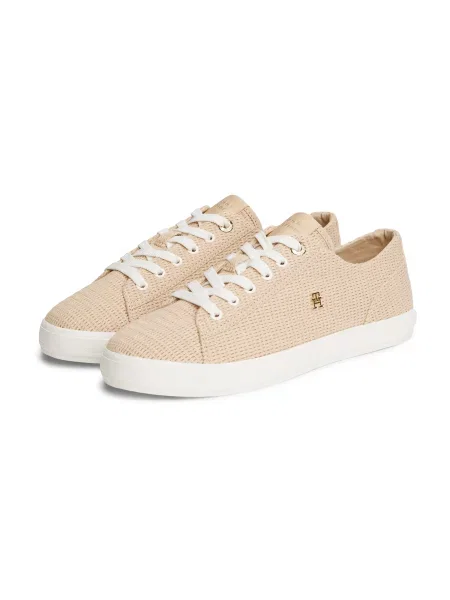 Sneakerși Tommy Hilfiger bej