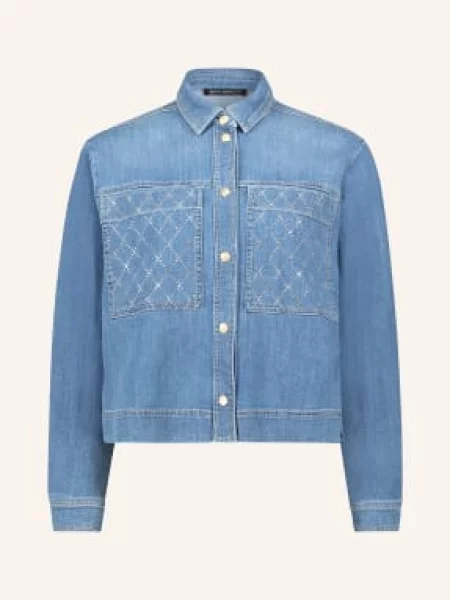 Betty Barclay Džínová Košile S Ozdobnými Kameny tmavě modrá