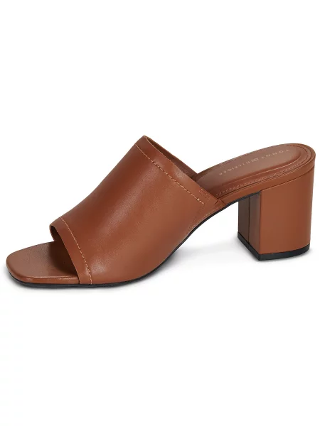 TOMMY HILFIGER Saboți coniac maro