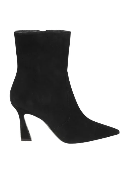 Botki Stuart Weitzman skórzane czarne