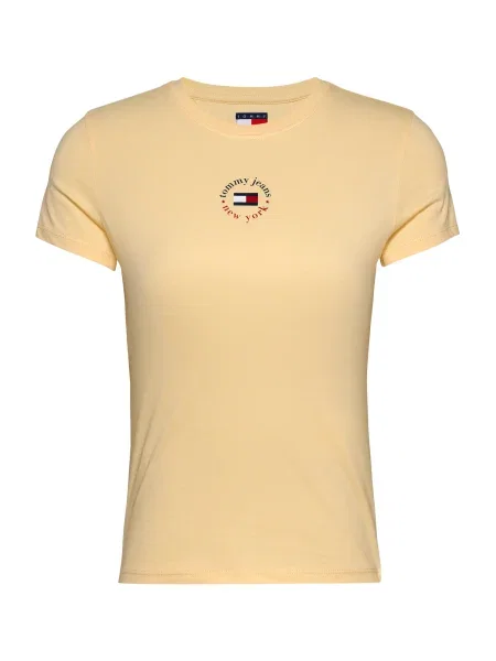 Tommy Jeans Tricou Essential galben