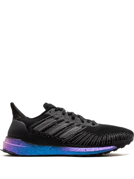 Leggings Adidas cu șireturi din dantelă cu talie înaltă albastru