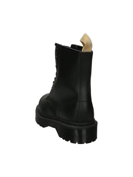 Botki Dr. Martens sznurowane koronkowe czarne