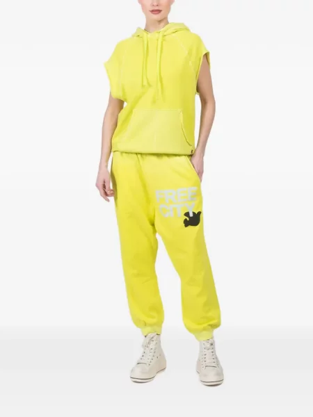 Pantaloni Freecity galben