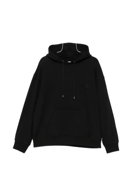 Hanorac cu glugă Wooyoungmi cu model floral cu imagine negru