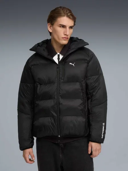 Демісезонна куртка PUMA Tech Primaloft Puffer комбінований верх чорний