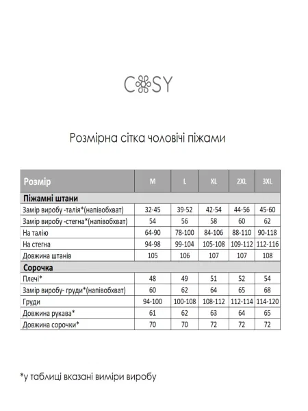 Пижама Cosy красная