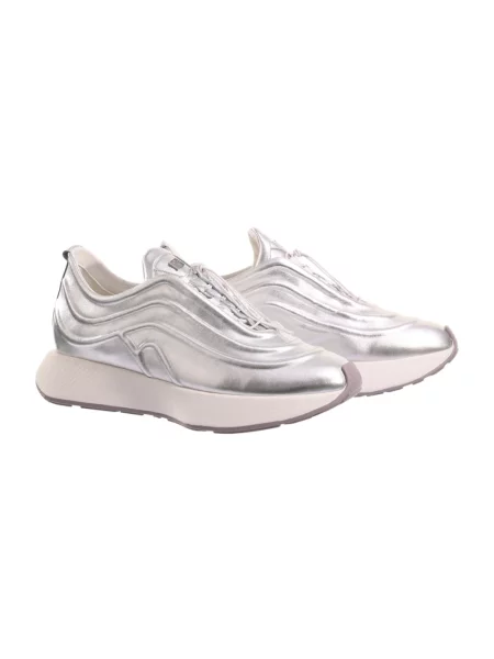 Sneakersy Högl skórzane szare