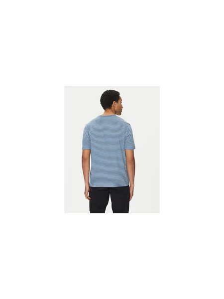 BOSS Póló TalesStripe Relaxed Fit kék
