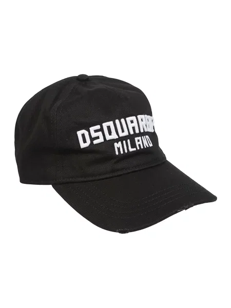 Czapka z daszkiem Dsquared2 czarna