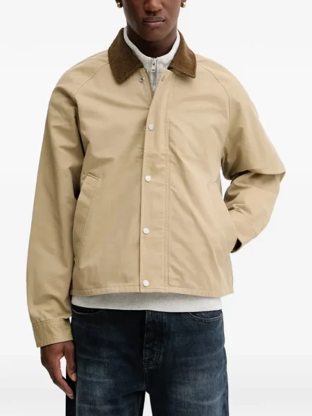 Geacă Abercrombie & Fitch de catifea cord