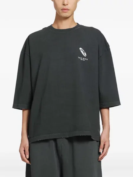 Tricou Willy Chavarria cu imagine negru