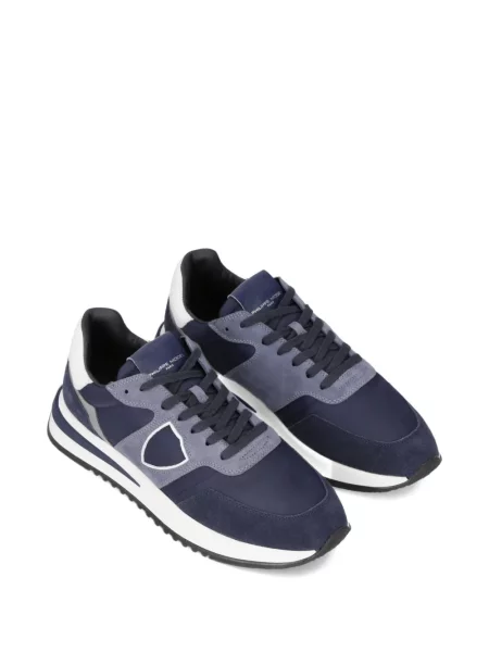 Sneakerși Philippe Model Paris plasă albastru