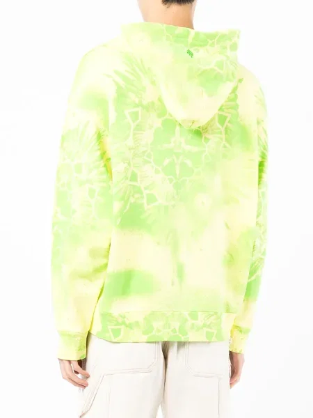 Hoodie Marcelo Burlon County Of Milan με σχέδιο κίτρινο