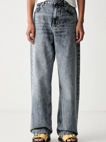 HUGO Blue blugi relaxed fit pentru femei Leni_S_B albastru