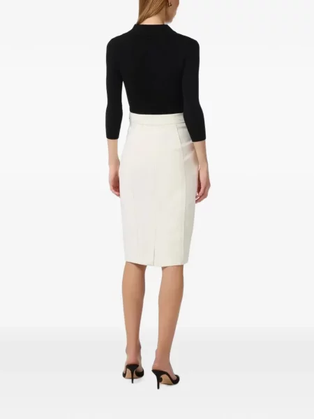 Top Elisabetta Franchi tricotate țesut negru