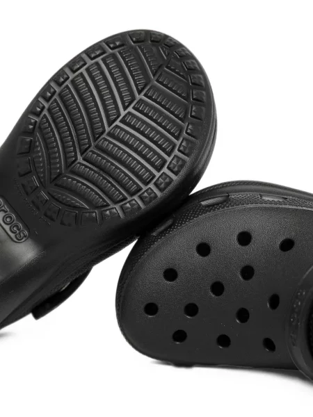 Saboți Crocs cu platformă clasici negru