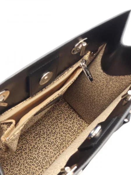 Bőr shopper táska Cartier fekete