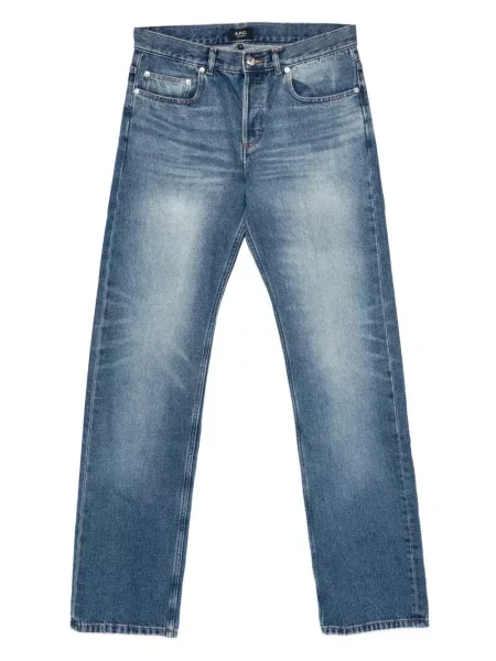 Blugi A.p.c. cu 5 buzunare albastru