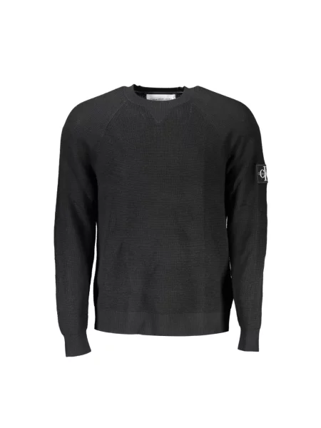 Sweter Calvin Klein wełniany elegancki czarny