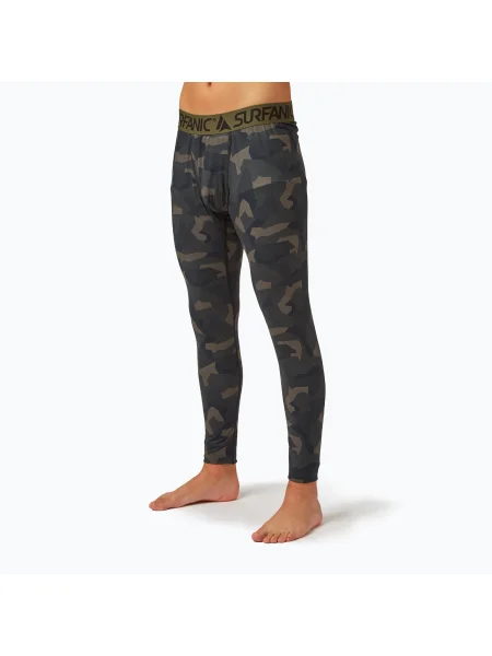 Olcsóbban. Férfi termoaktív nadrág Surfanic Bodyfit Limited Edition Long John forest geo camo. Méret: L